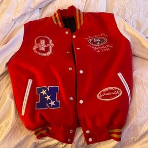 49ers OvO varsity jacket